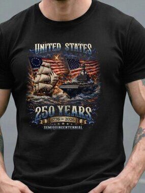 Retro 250th Anniversary of The United States Shirt, USA Independence Day T shirt